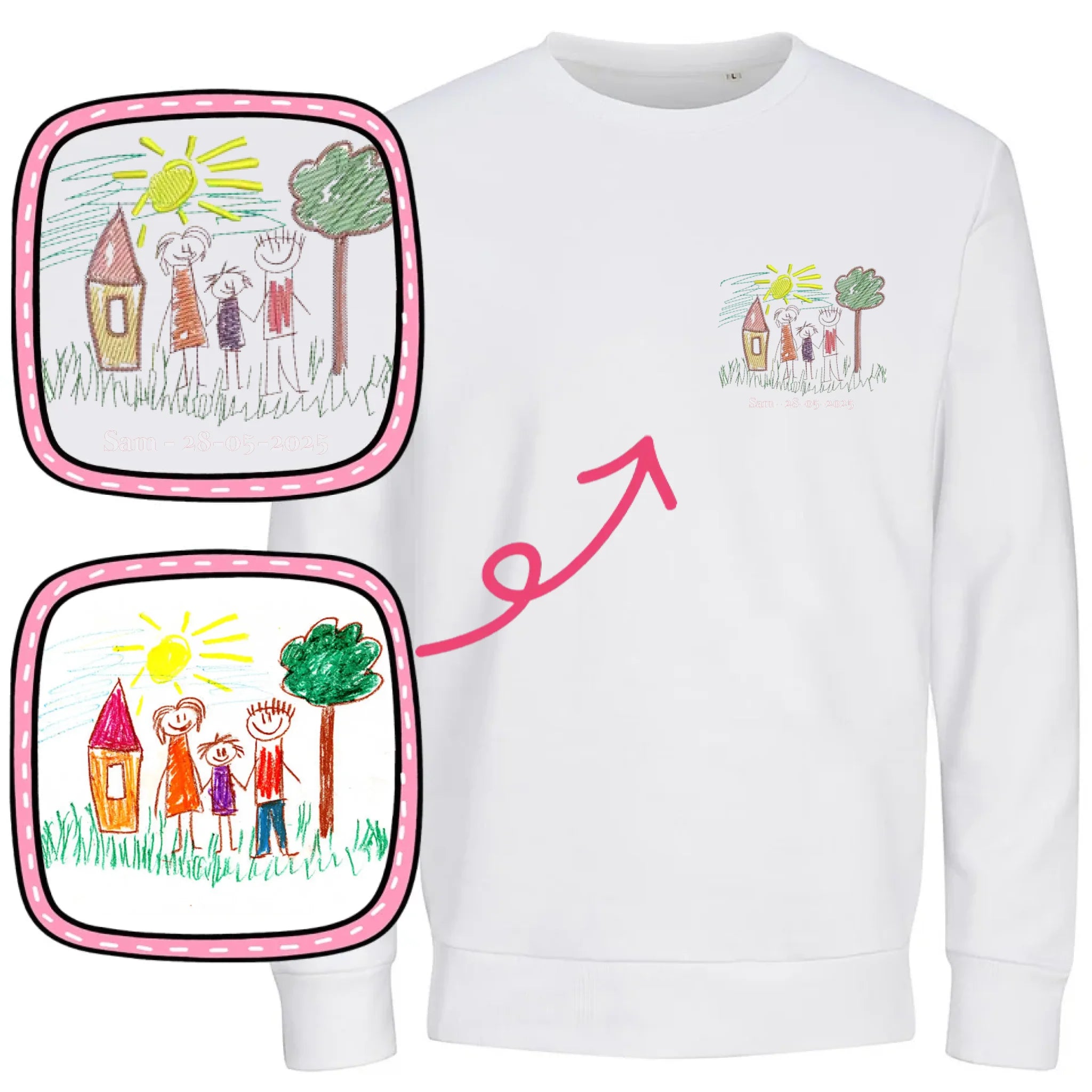 Sweatshirt-White 1