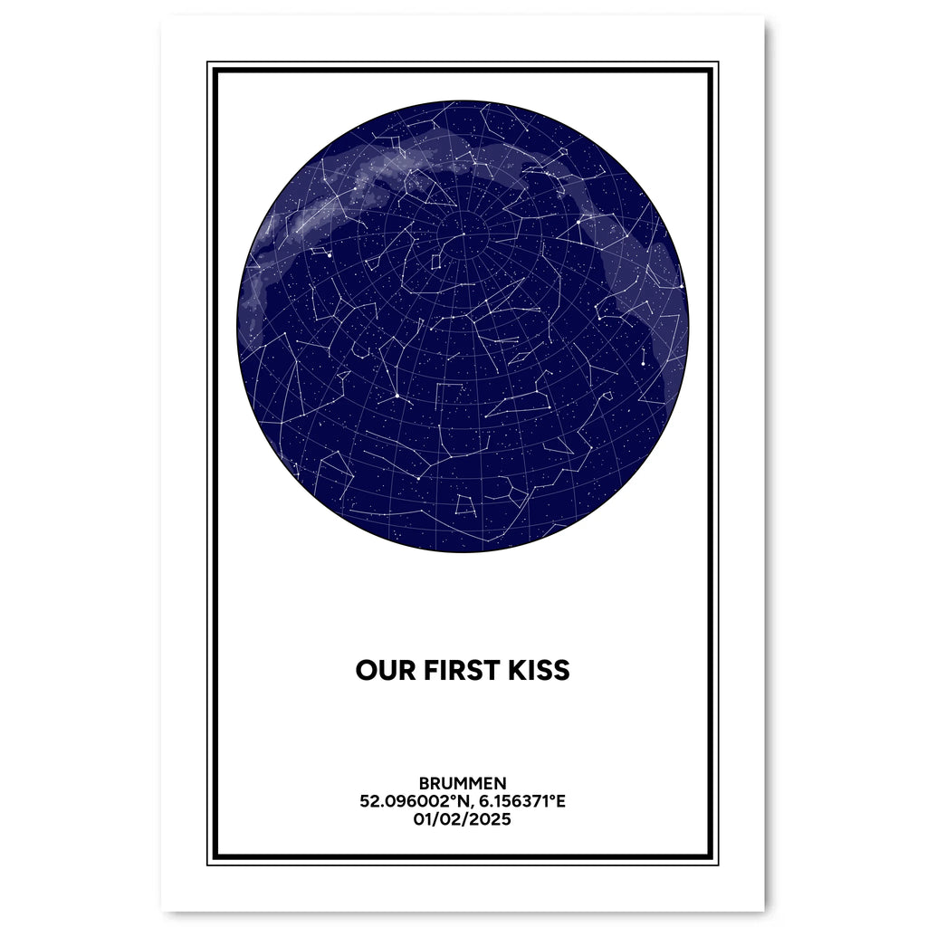 Personalisierte Sternenkarte