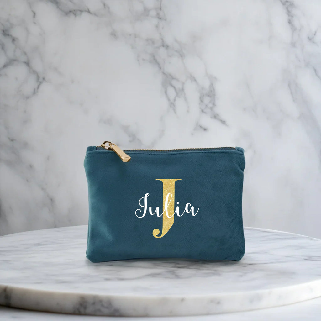 Velvet Bag - Blue Small1